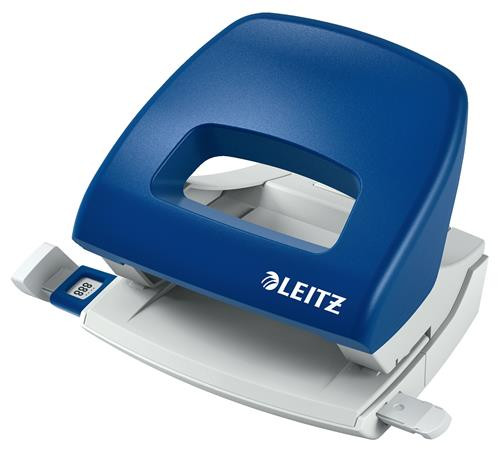 LEITZ Lyukasztó, kétlyukú, 16 lap, LEITZ "Nexxt 5038", kék