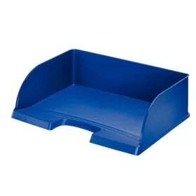   LEITZ Irattálca, műanyag, oldalt nyitott, LEITZ "Plus Jumbo", kék
