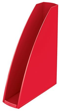 LEITZ Iratpapucs, műanyag, 60 mm, elöl nyitott, LEITZ "Wow", piros