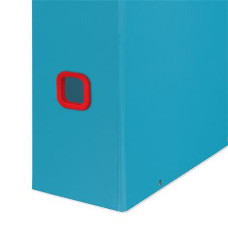 LEITZ Iratpapucs, PP/karton, 95mm, LEITZ "Cosy Click&Store", nyugodtkék