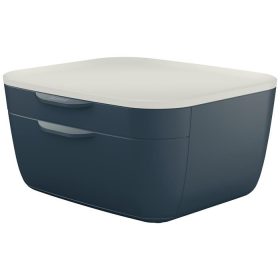   LEITZ Irattároló, műanyag, 2 fiókos, LEITZ "Cosy", bársonyszürke