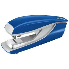   LEITZ Tűzőgép, 24/6, 26/6, 30 lap, lapos tűzés, LEITZ "Nexxt 5505", kék