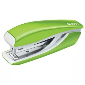   LEITZ Tűzőgép, mini, No. 10, 10 lap, fém, LEITZ"Nexxt Wow", zöld
