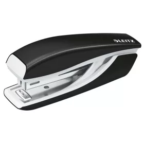   LEITZ Tűzőgép, mini, No. 10, 10 lap, fém, LEITZ"Nexxt Wow", fekete