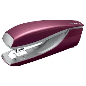   LEITZ Tűzőgép, 24/6, 26/6, 30 lap, LEITZ "Nexxt Style", gránátvörös