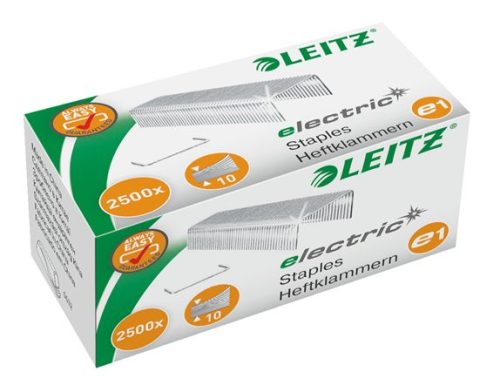 LEITZ Tűzőkapocs, No.10, elektromos tűzőgépekhez, LEITZ "E1"