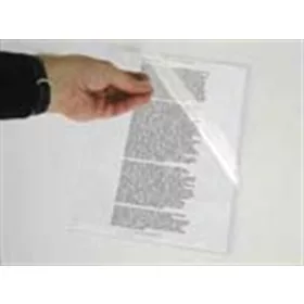   ESSELTE Genotherm, "L", A4, 105 mikron, víztiszta felület, ESSELTE "Luxus"