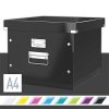 LEITZ Irattároló doboz, függőmappának, LEITZ "Click&Store", fekete
