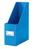 LEITZ Iratpapucs, PP/karton, 95 mm, LEITZ "Click&Store", kék