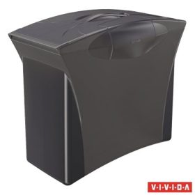   ESSELTE Függőmappa tároló, műanyag, 5 db függőmappával, mobil, ESSELTE "Europost", Vivida fekete
