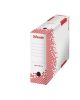 ESSELTE Archiválódoboz, A4, 100 mm, újrahasznosított karton, ESSELTE "Speedbox", fehér