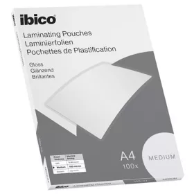   IBICO Meleglamináló fólia, 100 mikron, A4, fényes, IBICO "Medium"