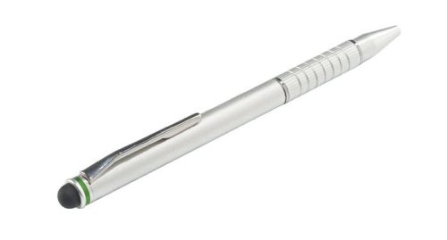 LEITZ Érintőtoll, érintőképernyős készülékekhez, 2-az-1-ben, LEITZ "Stylus", ezüst