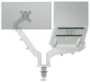 LEITZ Monitor- és laptoptartó-kar, LEITZ "Ergo Dual", világosszürke
