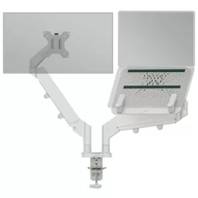   LEITZ Monitor- és laptoptartó-kar, LEITZ "Ergo Dual", világosszürke