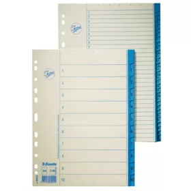 ESSELTE Regiszter, karton, A4, 1-31, ESSELTE, fehér