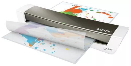 LEITZ Laminálógép, A3, 75-125 mikron, LEITZ "iLam Home Office", szürke