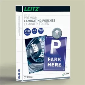   LEITZ Meleglamináló fólia, 250 mikron, A4, fényes, UDT technológiával, LEITZ "iLam"