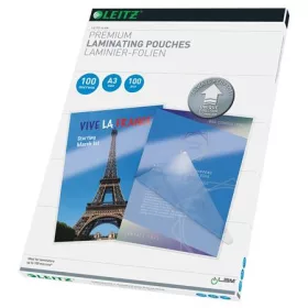   LEITZ Meleglamináló fólia, 100 mikron, A3, fényes, UDT technológiával, LEITZ "iLam"