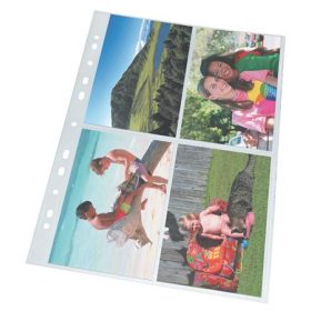   ESSELTE Genotherm, lefűzhető, A4, 80 mikron, víztiszta felület, fényképtartó, ESSELTE