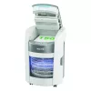 LEITZ Iratmegsemmisítő, konfetti, 150 lap, LEITZ "IQ OptiMax Autofeed Home Office 150 P4"