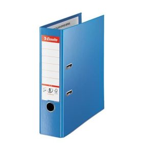   ESSELTE Iratrendező, 80 mm, A4, PP, élvédő sínnel, ESSELTE "Standard Plus", Vivida kék