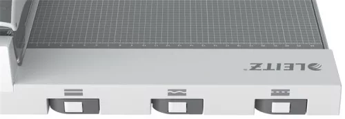 LEITZ Vágógép, görgős, A3, 15 lap, LEITZ "Precision Office"