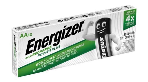 ENERGIZER Tölthető elem, AA ceruza, 10x2000 mAh, előtöltött, ENERGIZER "Extreme"