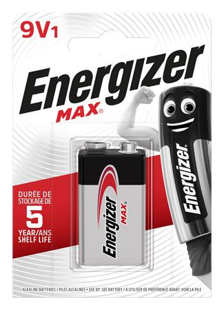 ENERGIZER Elem, 9V, 1 db, ENERGIZER "Max"