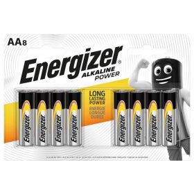  ENERGIZER Elem, AA ceruza, 8 db, ENERGIZER "Alkaline Power"