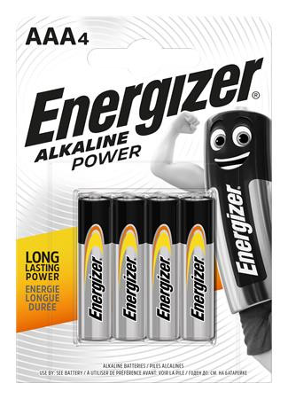 ENERGIZER Elem, AAA mikro, 4 db, ENERGIZER "Alkaline Power"