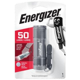   ENERGIZER Elemlámpa, LED, 3xAAA (nem tartozék), fém ház, ENERGIZER "LED Metal"