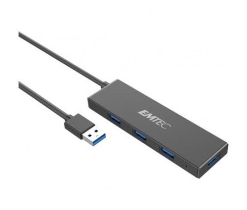 EMTEC USB elosztó-HUB, 4xUSB 3.1/1xUSB micro, EMTEC "T620A"