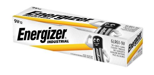 ENERGIZER Elem, 9V, 12 db, ENERGIZER "Alkaline Power Industrial"