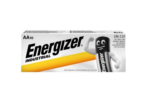 ENERGIZER Elem AA ceruza, 10 db, ENERGIZER ""Alkaline Power Industrial"