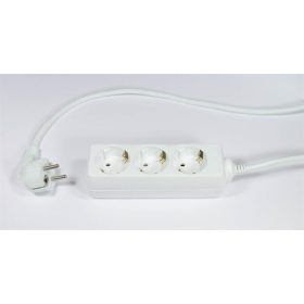 . Elosztósor, 3 csatlakozóaljzat, 1,5 m kábelhosszúság