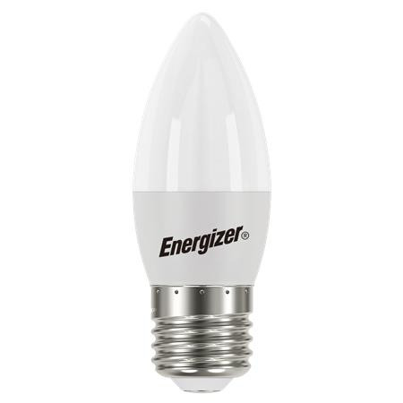 ENERGIZER LED izzó, E27, gyertya, 4,9W (40W), 470lm, 3000K, ENERGIZER