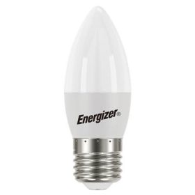   ENERGIZER LED izzó, E27, gyertya, 4,9W (40W), 470lm, 4000K, ENERGIZER