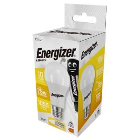   ENERGIZER LED izzó, E27, normál gömb, 11,1W (75W), 1055lm, 3000K, ENERGIZER