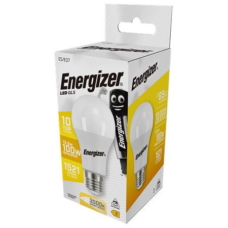 ENERGIZER LED izzó, E27, normál gömb, 13,8W (100W), 1521lm, 3000K, ENERGIZER