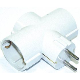 . Átalakító, 3 csatlakozóaljzat, földelt