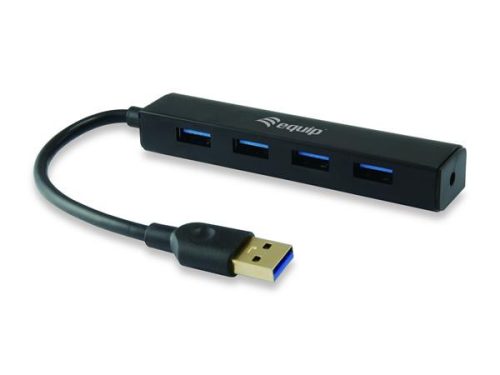 EQUIP USB elosztó-HUB, 4 port, USB 3.2, EQUIP "Life"