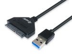   EQUIP Átalakító kábel, USB 3.2-SATA átalakító, 0,5 m, EQUIP