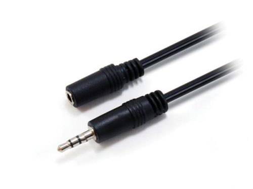 EQUIP Audio hosszabbítókábel, 3,5 mm jack, 2,5 m, EQUIP