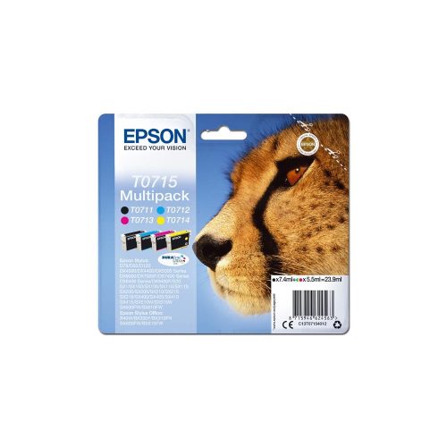 Epson T0715 tintapatron BCMY multipack ORIGINAL