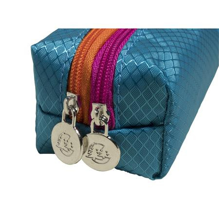 EXACOMPTA Tolltartó, cipzáras, EXACOMPTA "Tricolor", vegyes színek