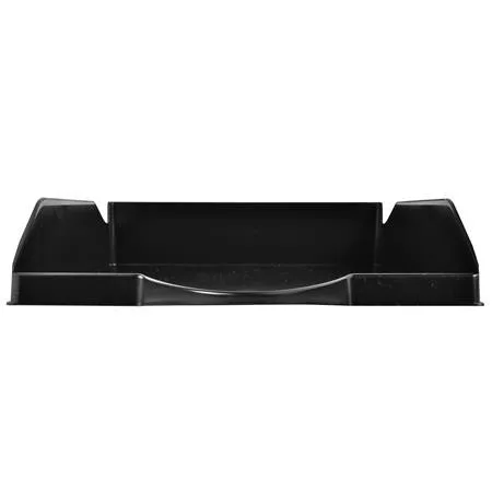 EXACOMPTA Irattálca, műanyag, A4+, EXACOMPTA "EcoBlack", fekete