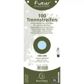   EXACOMPTA Elválasztó csÍk, karton, 105x240 mm, EXACOMPTA, világoskék