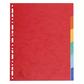   EXACOMPTA Regiszter, karton, A4+, 6 részes, EXACOMPTA, színes