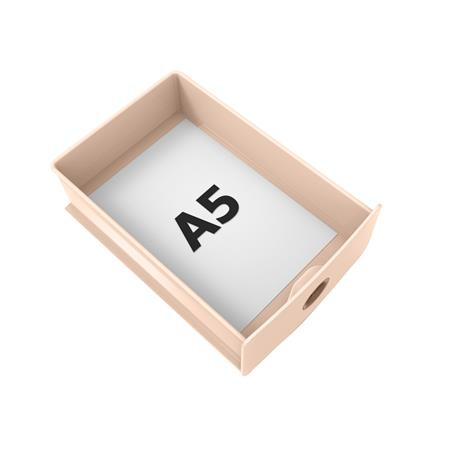 EXACOMPTA Irattároló, műanyag, 1 fiókos, EXACOMPTA "Skandi", nude